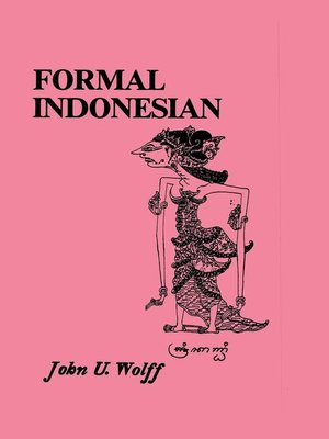 cover image of Formal Indonesian
